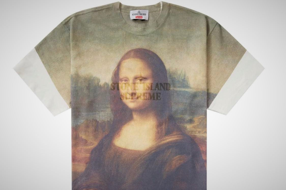 Supreme x Stone Island Mona Lisa S/S Tee XL – lexxoseptboardshop