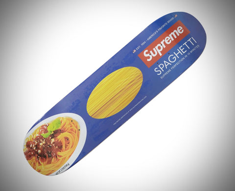 Supreme Spaghetti Skateboard Deck Blue