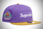 Supreme x New Era Box Logo Hat 2-Tone Purple