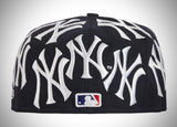 Supreme x New Era x Yankees Box Logo Hat Navy