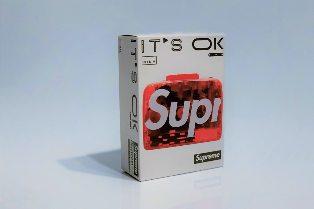 Supreme SS22 It's Ok Too Transparent Cassette Tape Player Bluetooth  5.0 + Stckr